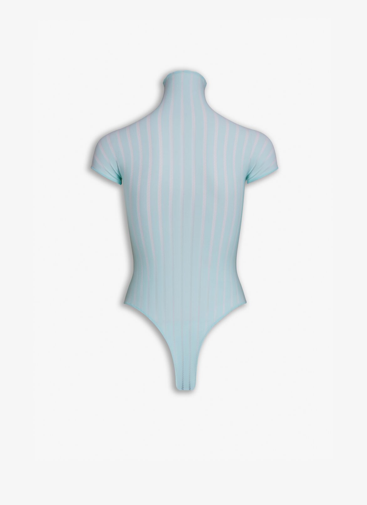 SHEER STRIPES BODY ALAÏA BLUE SHEER STRIPES BODY